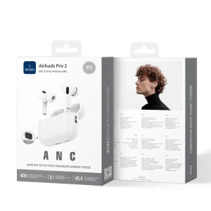 Wiwu airbuds pro 2 anc (enc с 4 микрофонами) белый Thumbnail 2