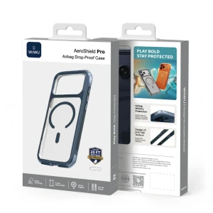 Wiwu aeroshield pro as-202 iphone 17 pro albastru închis Thumbnail 4