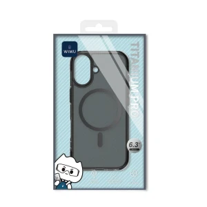 Wiwu titanium mcc-702 pentru iphone 17 6.3" negru transparent Thumbnail 1
