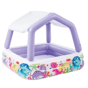 Intex piscină gonflabilă pentru copii cu baldachin 157x157x122 cm, 295 l, 2+