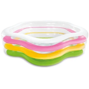 Intex piscină gonflabilă pentru copii cu baza gonflabilă 185x180x53 cm, 460 l, 3+