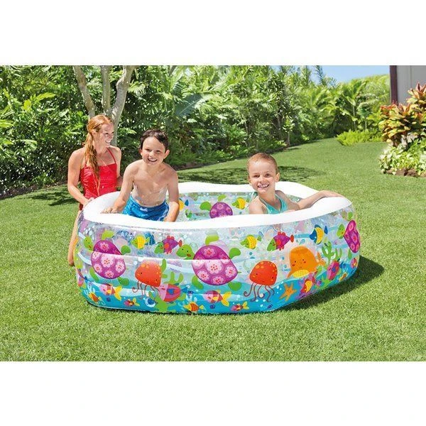 Intex детский надувной бассейн с надувным дном 191x178x61 см, 510 л, 6+ 2