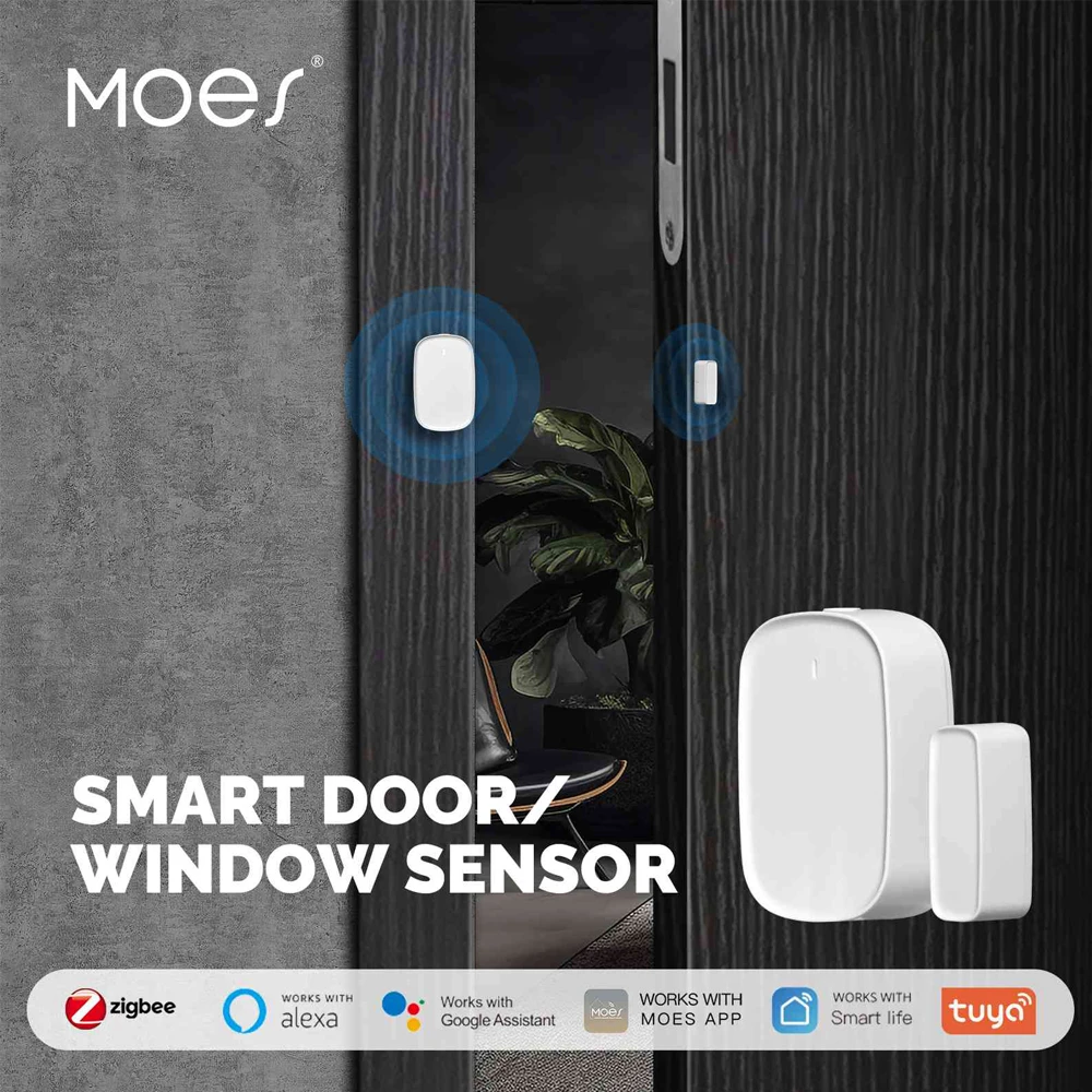 Moes zigbee window door alarm sensor 2