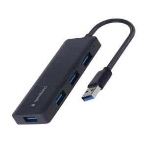 Usb-концентратор gembird uhb-u3p4-03, чёрный