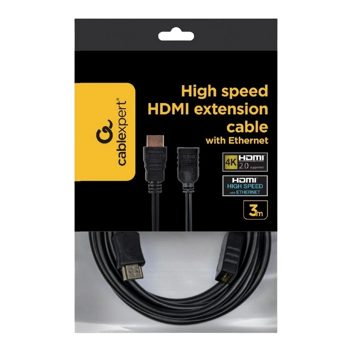 Cablu video cablexpert cc-hdmi4x-10, hdmi (m) - hdmi (f), 3m, negru 6