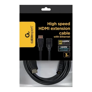 Cablu video cablexpert cc-hdmi4x-10, hdmi (m) - hdmi (f), 3m, negru Thumbnail 6