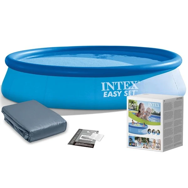 Intex надувной бассейн easy set 366×76 см, 5621 л 5