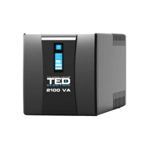 Ups cu stabilizator de tensiune line interactive avr 9 ah 230 v 2.1 kva/1.2 kw ted