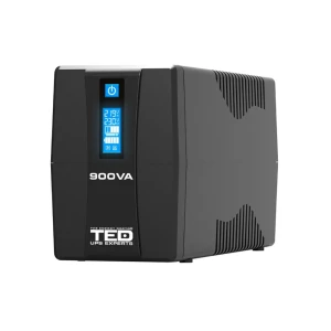 Ups cu stabilizator de tensiune line interactive avr 9 ah 230 v 0.9 kva/0.5 kw ted