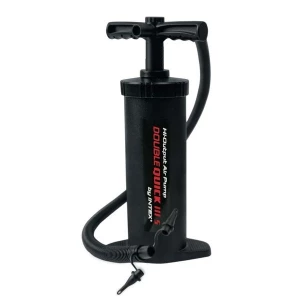 INTEX Pompa de aer manuală &quot;Double Quick III&quot;, furtun cu 4 duze, 48 cm