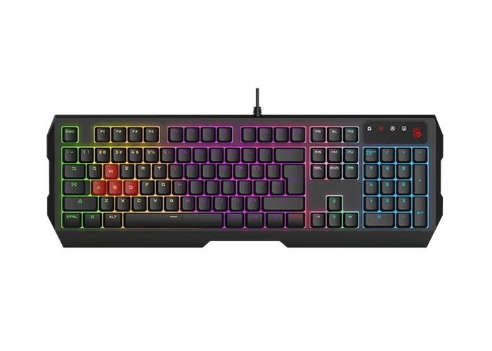 Set tastatură + mouse + mouse pad bloody b1700 , cu fir, negru 6