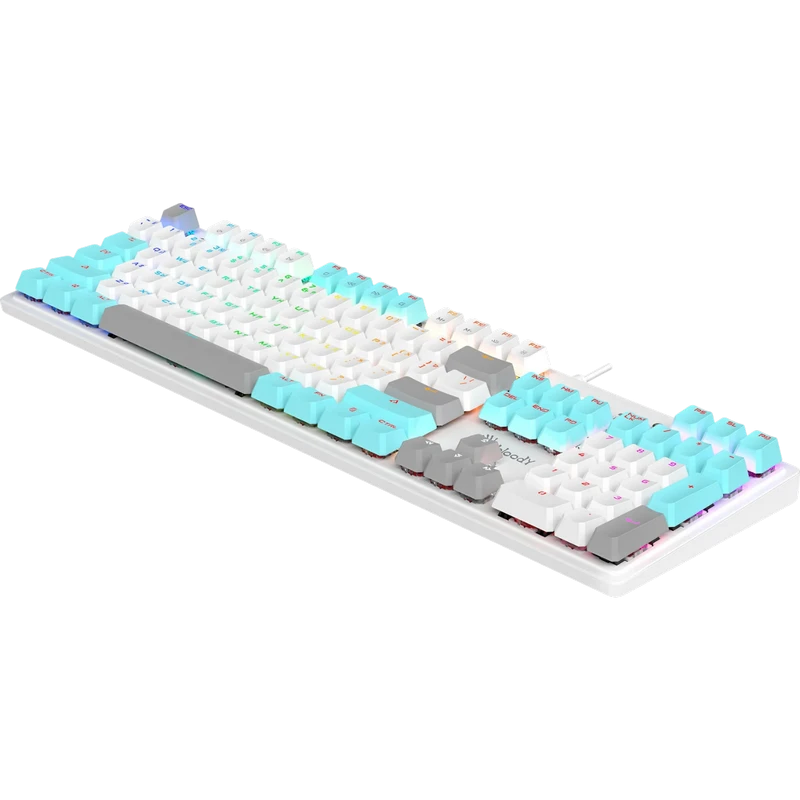 Клавиатура bloody s510r, проводное, icy white 7