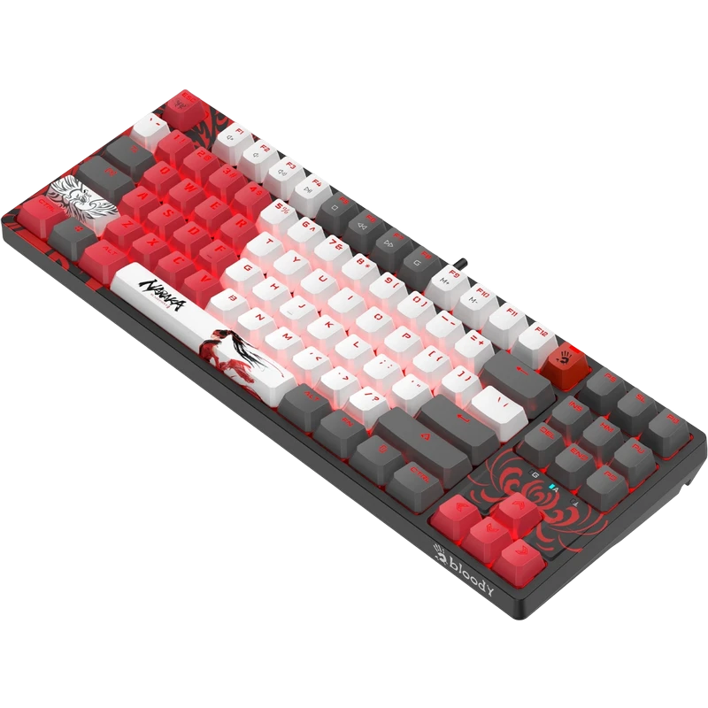 Клавиатура bloody s87, проводное, naraka 10