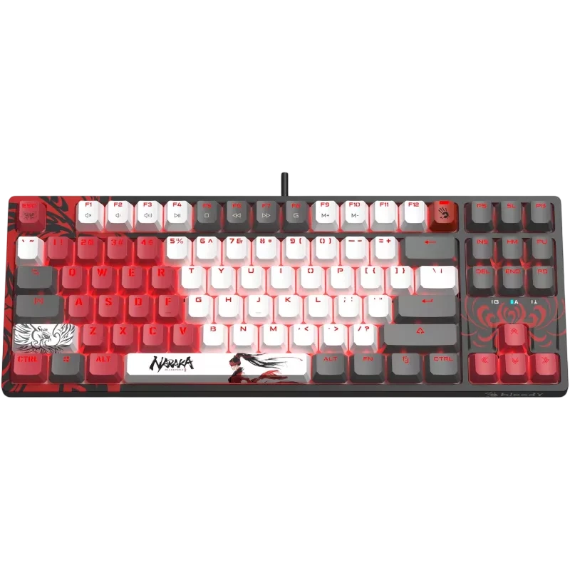 Клавиатура bloody s87, проводное, naraka 20