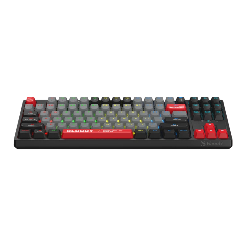 Клавиатура bloody s87, проводное, energy red 2