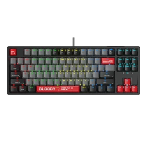 Tastatură bloody s87, cu fir, energy red