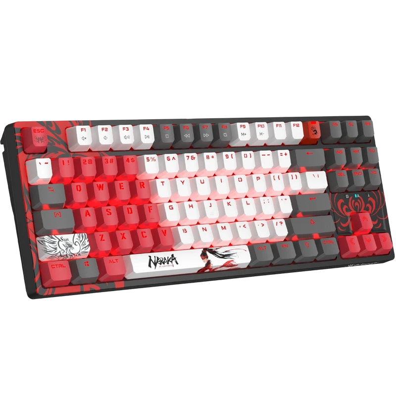 Tastatură bloody ws87, fără fir, naraka 3