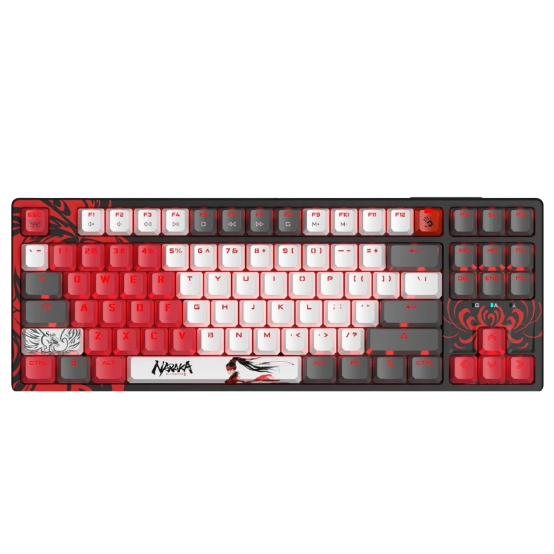 Tastatură bloody ws87, fără fir, naraka 2
