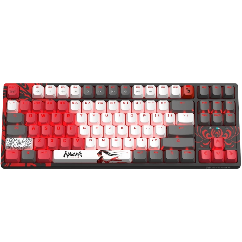 Tastatură bloody ws87, fără fir, naraka 18