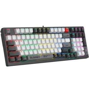 Tastatură bloody ws98, cu fir / fără fir, gri Thumbnail 14