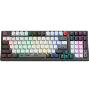 Tastatură bloody ws98, cu fir / fără fir, gri Thumbnail 17
