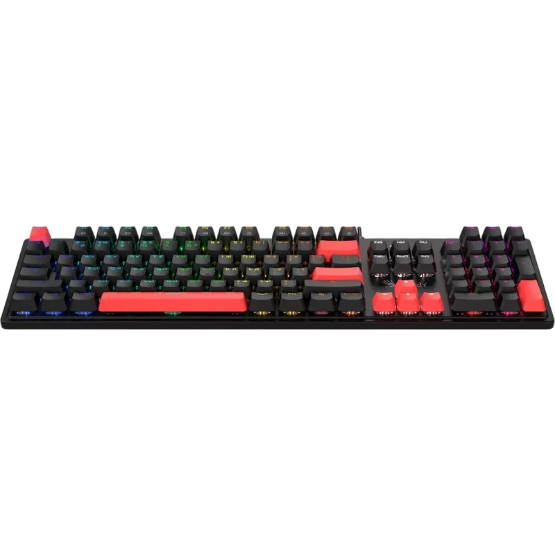 Клавиатура bloody s520n, проводное, fire black 8