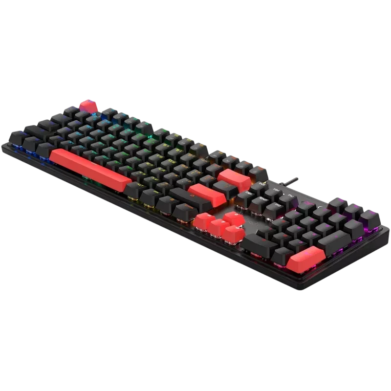 Клавиатура bloody s520n, проводное, fire black 4