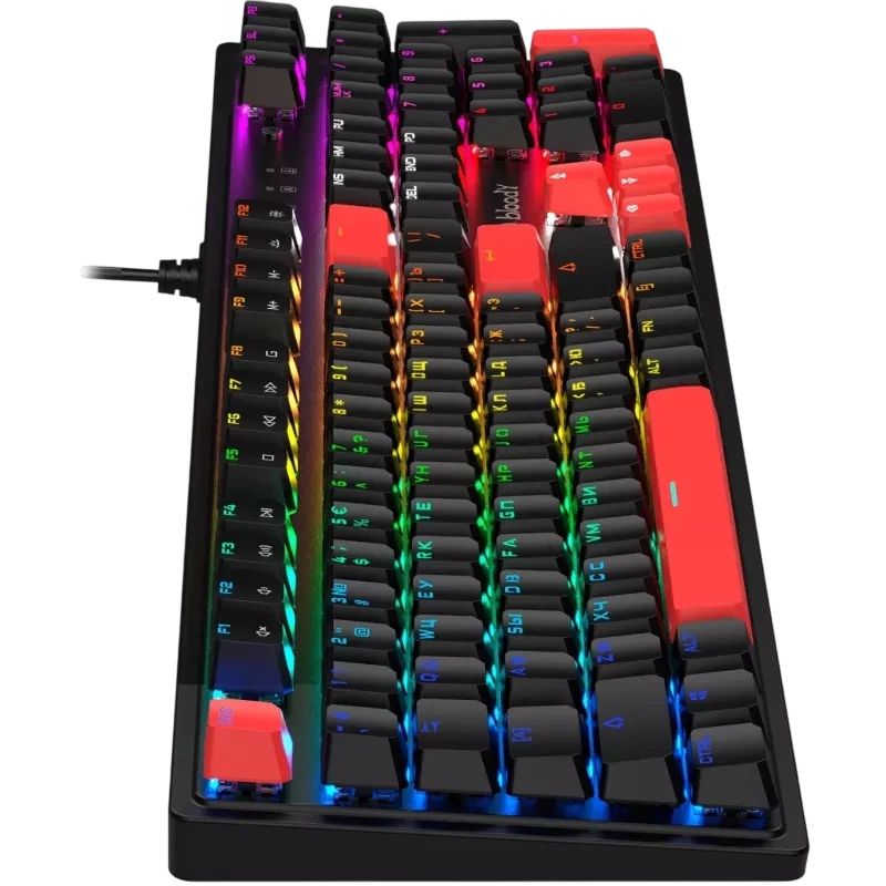 Клавиатура bloody s520n, проводное, fire black 5