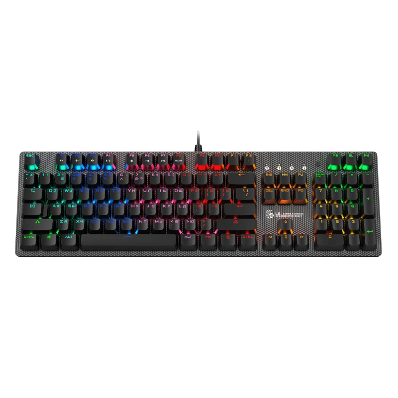 Клавиатура bloody b810r, проводное, netbee 12