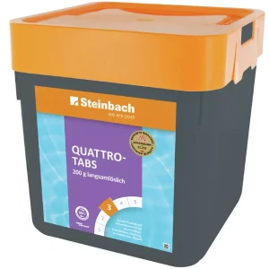 Мульти-функциональные таблетки хлора 200 г "Quattro - tabs", 5 кг