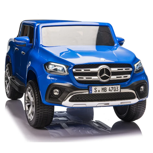 Электромобиль mercedes x-class, 12v7ah, мотор 45wx2, eva колеса, кожаные сидения 20