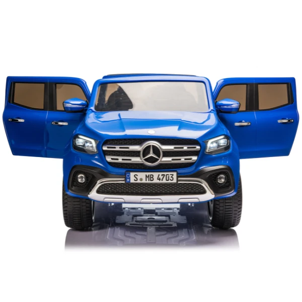 Электромобиль mercedes x-class, 12v7ah, мотор 45wx2, eva колеса, кожаные сидения 18