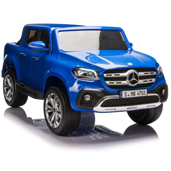 Электромобиль mercedes x-class, 12v7ah, мотор 45wx2, eva колеса, кожаные сидения 19