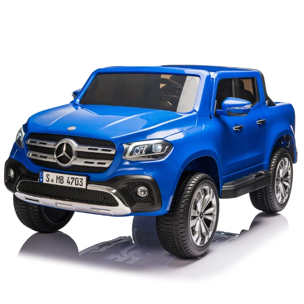 Электромобиль mercedes x-class, 12v7ah, мотор 45wx2, eva колеса, кожаные сидения 2