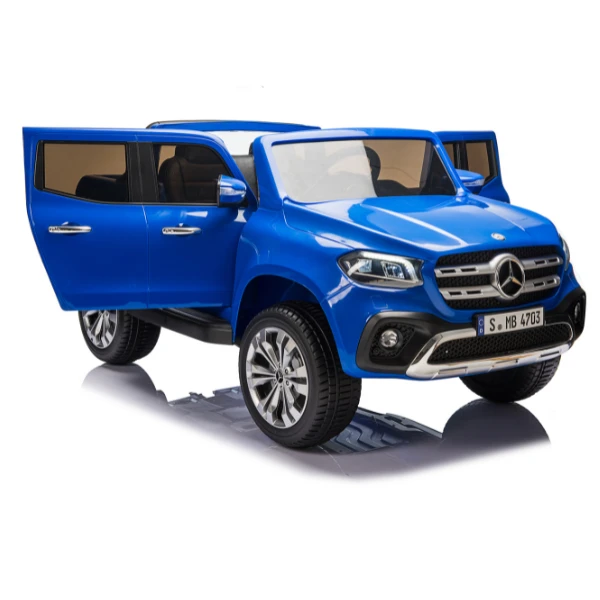 Электромобиль mercedes x-class, 12v7ah, мотор 45wx2, eva колеса, кожаные сидения 12