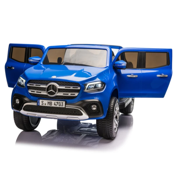 Электромобиль mercedes x-class, 12v7ah, мотор 45wx2, eva колеса, кожаные сидения 17