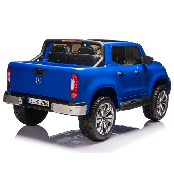 Электромобиль mercedes x-class, 12v7ah, мотор 45wx2, eva колеса, кожаные сидения 21