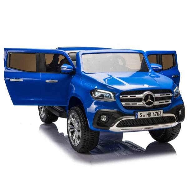 Электромобиль mercedes x-class, 12v7ah, мотор 45wx2, eva колеса, кожаные сидения 9
