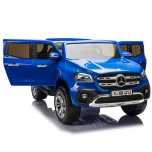 Электромобиль mercedes x-class, 12v7ah, мотор 45wx2, eva колеса, кожаные сидения Thumbnail 9