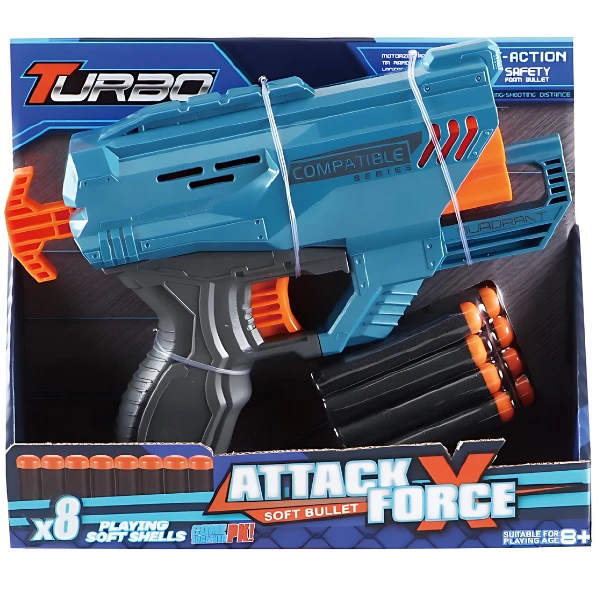 Blaster cu 8 gloanțe rotunde 3