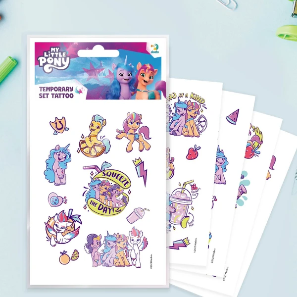 Set de tatuaje temporare pentru copii "my little pony.prieteni", 60 buc. 6
