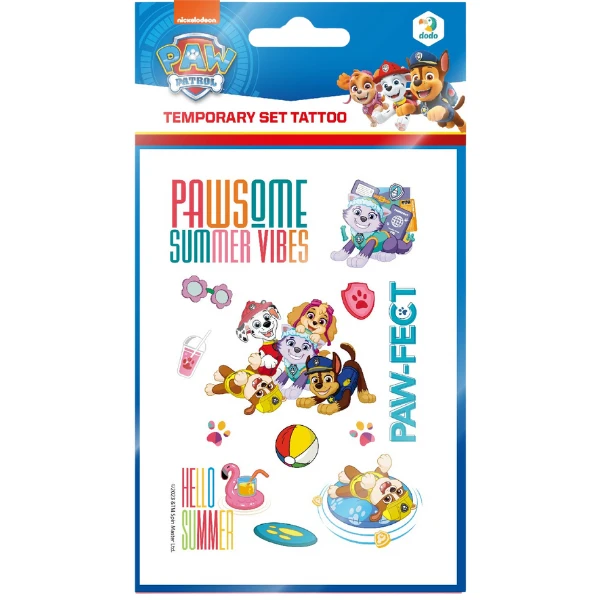 Set de tatuaje temporare pentru copii cu patrula cățelușilor, 45 buc. 3