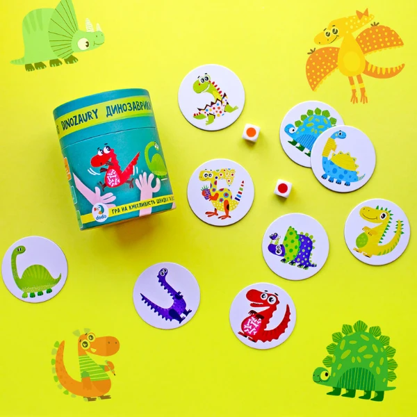 Игра на скорость и реакцию "динозавры" 4