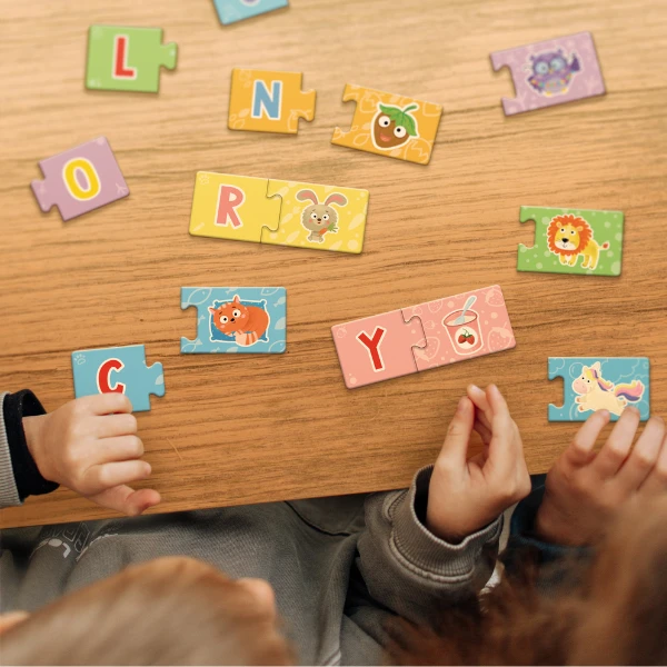 Joc puzzle educațional "alfabetul englez" 6