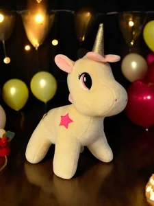 JUCARIE DE PLUS 30 CM «UNICORN CREM» (908)