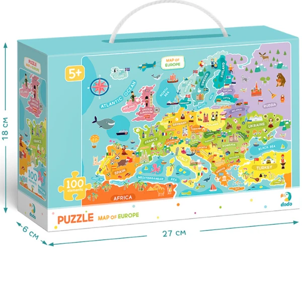 Puzzle "harta europei, 100 elem. 6