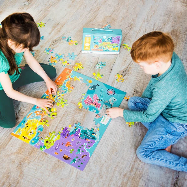 Puzzle "harta europei, 100 elem. 5