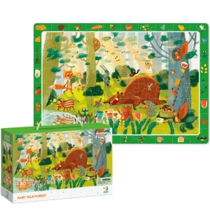 Puzzle &quot;Pădure de basm&quot;, seria Puzzle de observație, 80 elem.