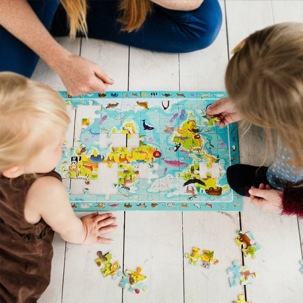 Puzzle "lumea animalelor", seria puzzle de observație, 80 elem. 5