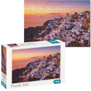 Puzzle &quot;Satul Oia. Grecia&quot;, seria Peisaje, 500 elem.